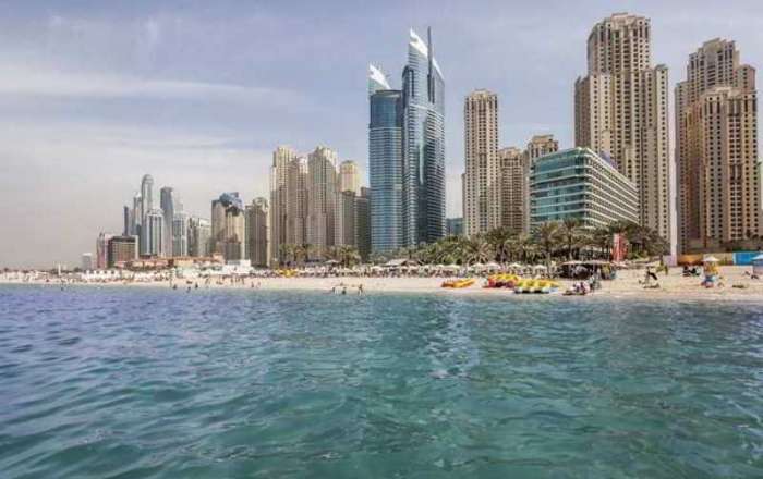 Shot of the Hotel on the Beachfront