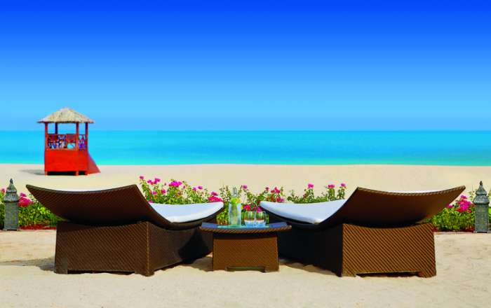 You're just 100 metres away from a private beach