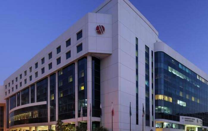 The exterior of this exquisite hotel