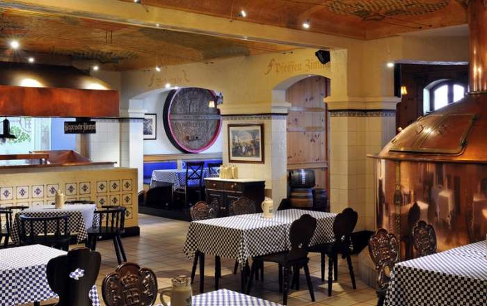 Relax in the restaurant