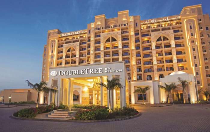 Striking Resort Entrance