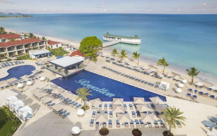 Expansive Pool Looking Onto the Beach