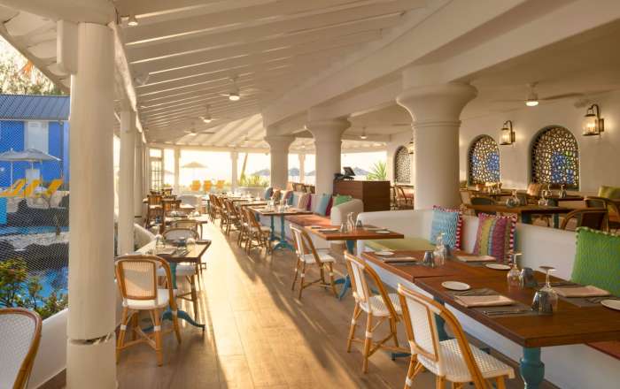 Enjoy varied cuisine at the Artisan Restaurant