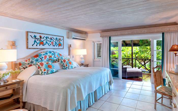 The garden view room