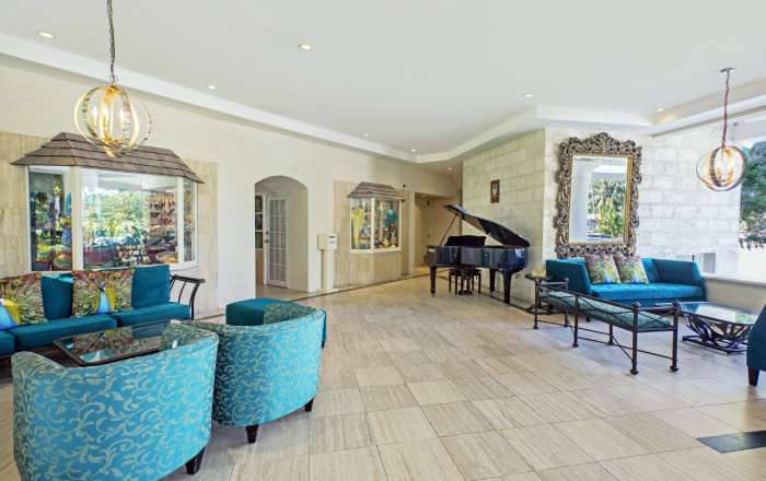 Luxurious entrance & reception area
