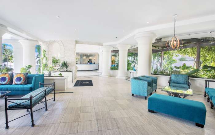 Luxurious entrance & reception area