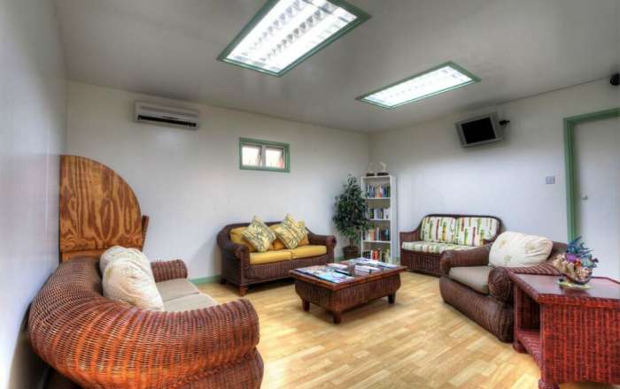 Welcoming reception area