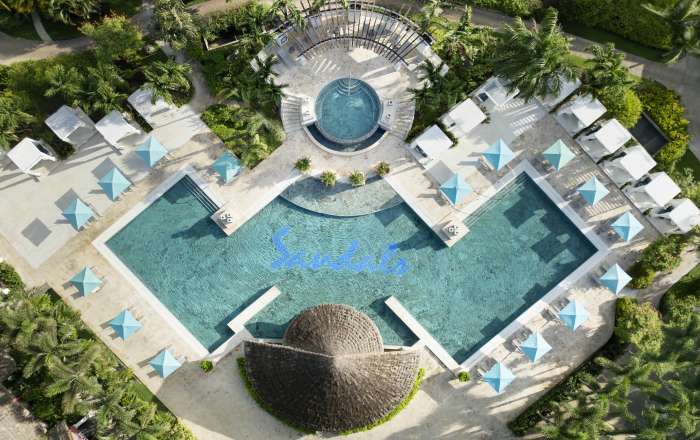 Aerial Views of the Pool