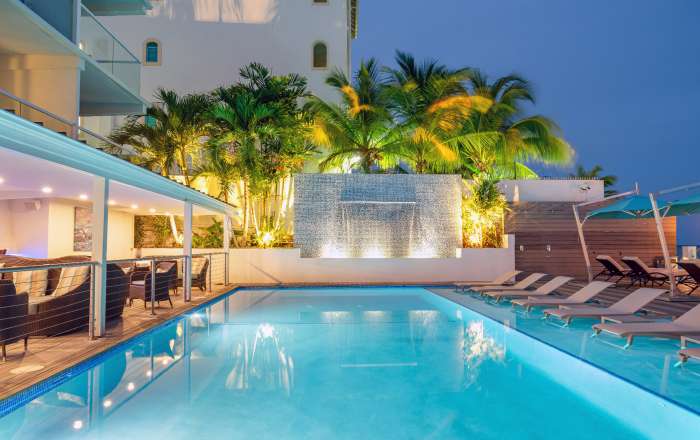 Take a dip in the gorgeous pool