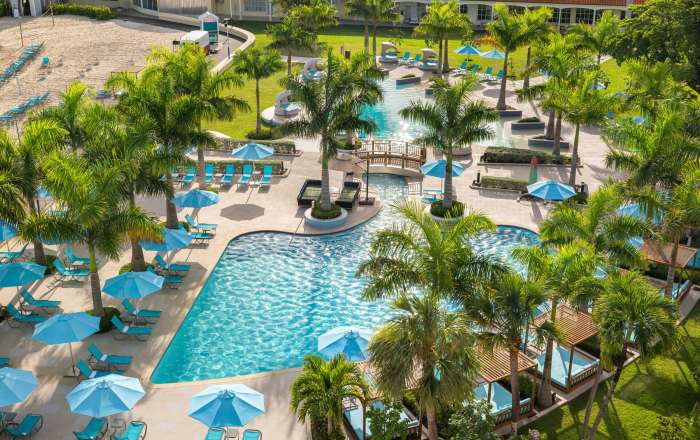 Aerial View of the Oceanfront Pool