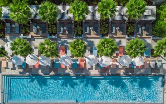 Aerial View of the Pool