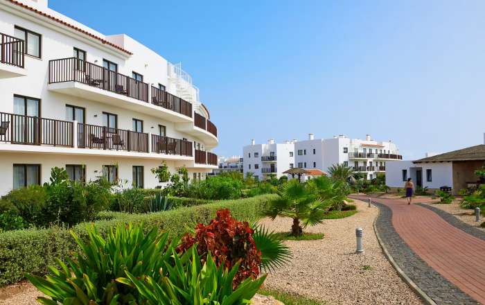 Stroll Through the Tranquil Resort Grounds