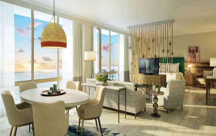 Deluxe Ocean View Room Interior