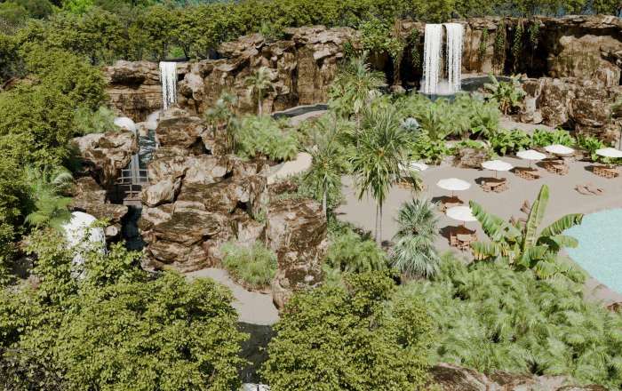 Nestled Amongst Tropical Gardens