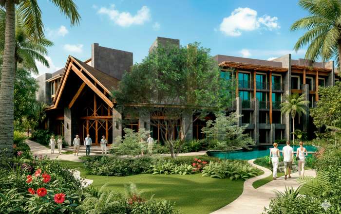 Lush Gardens Surround the Resort