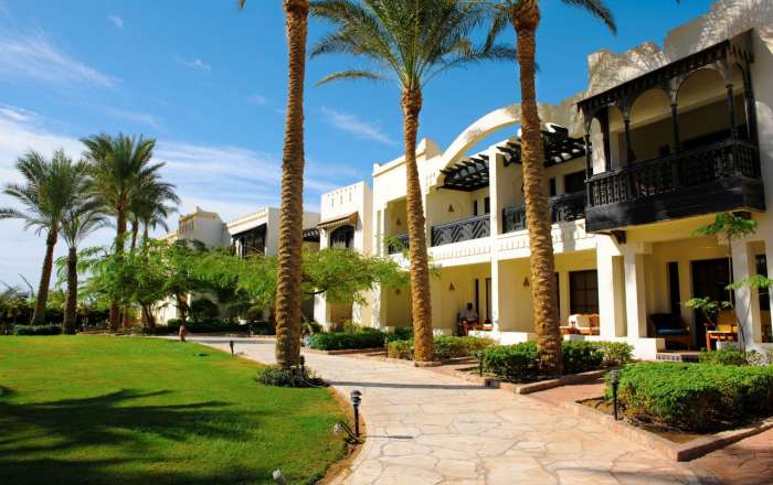 View towards hotel accommodation