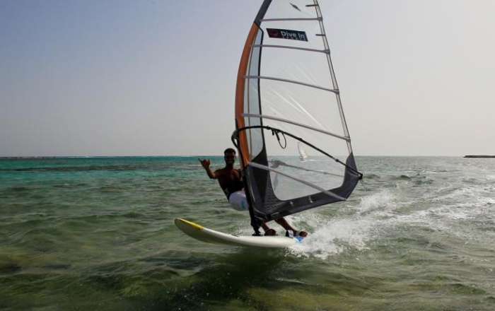 Enjoy a wide variety of watersports