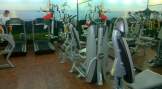 Gym with cardio and weight machines