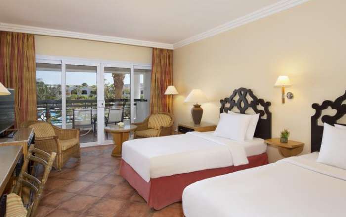 Twin Deluxe Pool View room with private balcony