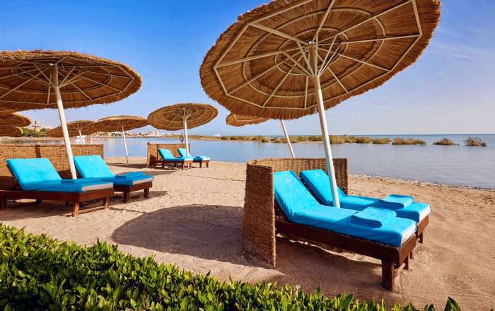 Kick back in the sun or go for a dip in the Red Sea