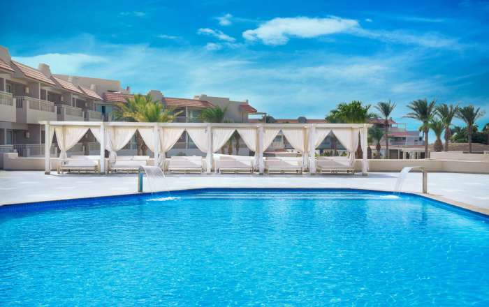 Pull up a chic poolside cabana