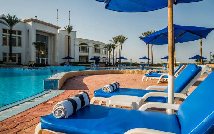 Choose to Lounge by the Pool or Beach