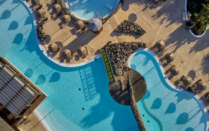 Aerial Pool View