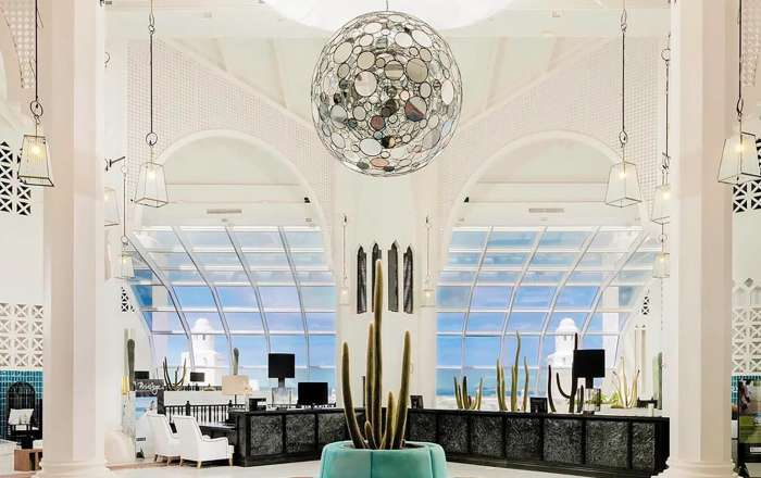 Modern, Bright, and Grand Lobby Area