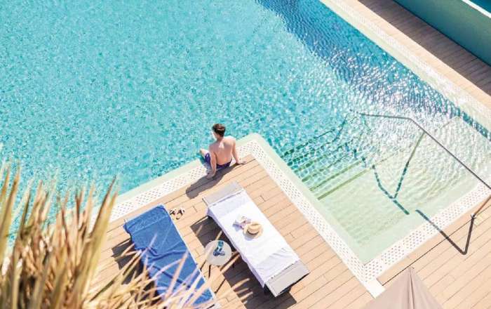 Adults-only pool
