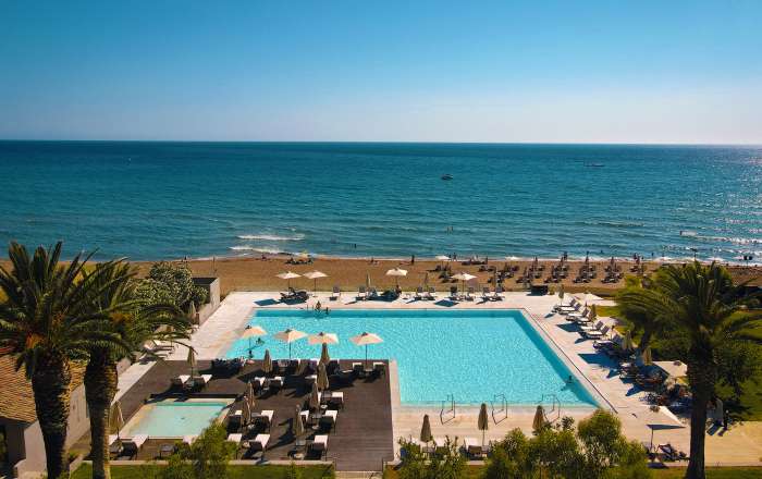 Pool overlooking the Blue Flag beach