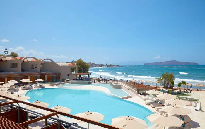 Enjoy lounging on one of the best beaches in Crete