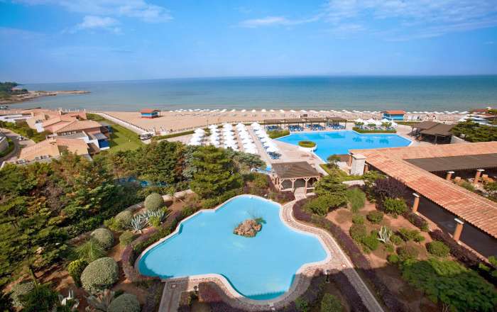 Aerial Views of the Pools
