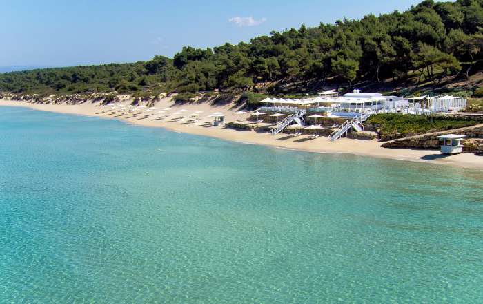 Shimmering Aegean Sea Waters