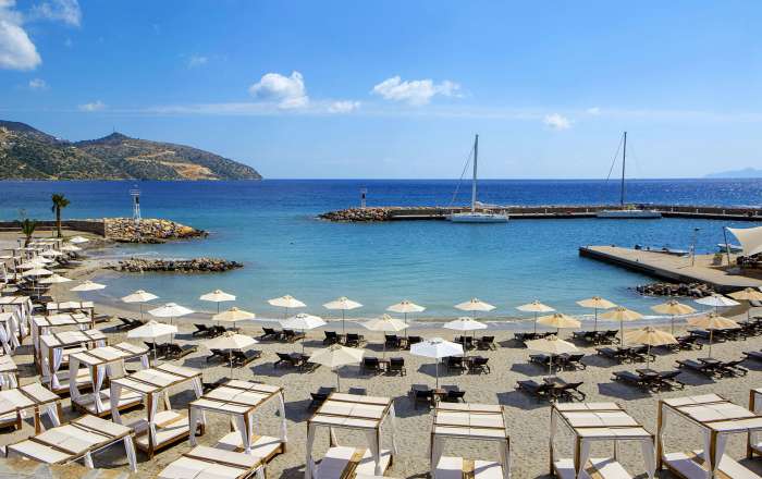 Relax on Two Blue Flag Beaches