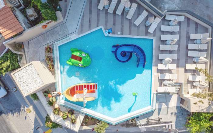 Aerial View of the Splash Park