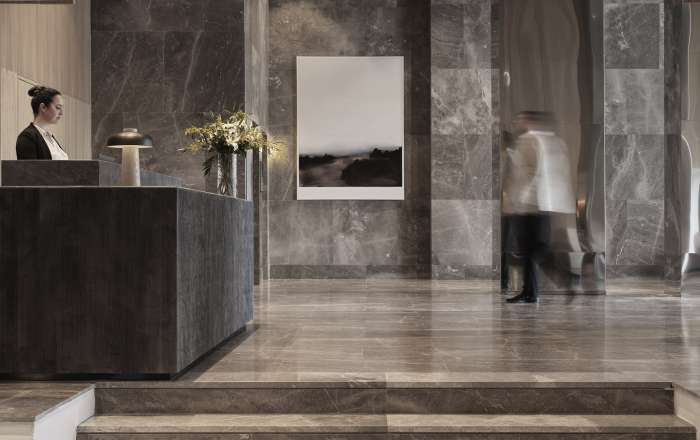 Contemporary Lobby Area