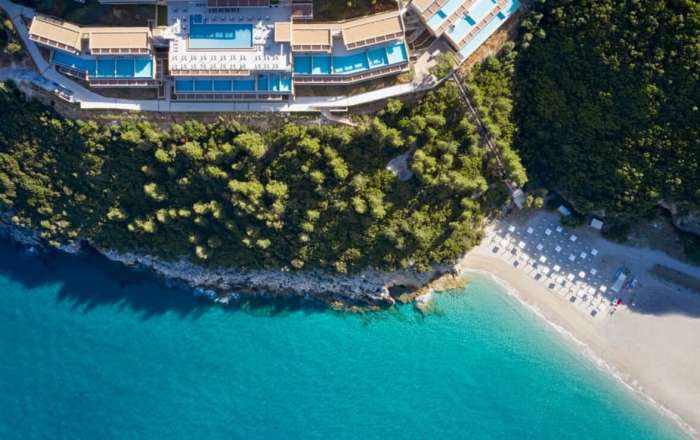 Fantastic Views Overlooking Karavostasi Beach