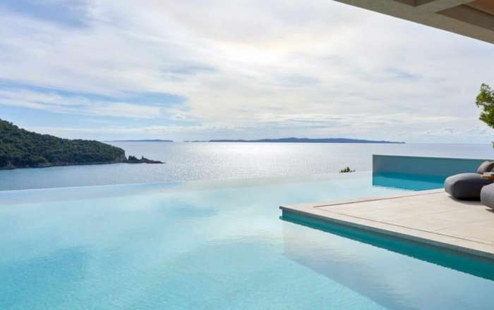 Admire Extensive Pool and Ocean Views 