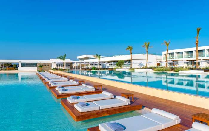 Kick Back On Plush Sun Loungers