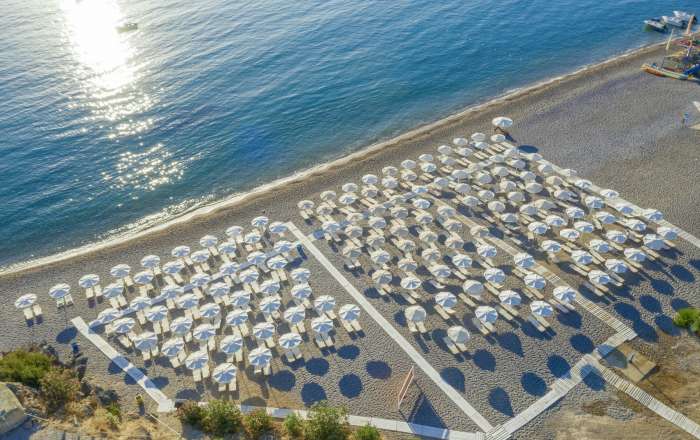 Relax on Lindos Village Beach