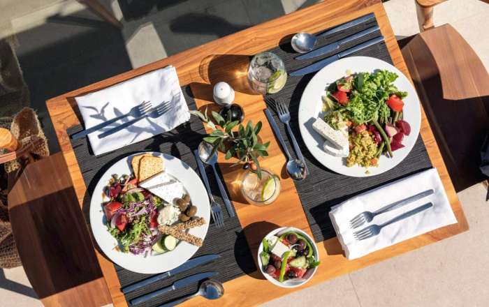 Delicious meals are served from the Culinarium beach restaurant & the buffet