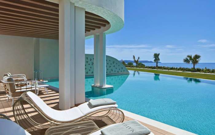 Mayia Suite with Private Pool Sea View