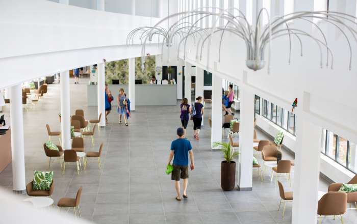 Step Inside the Modern Reception Area