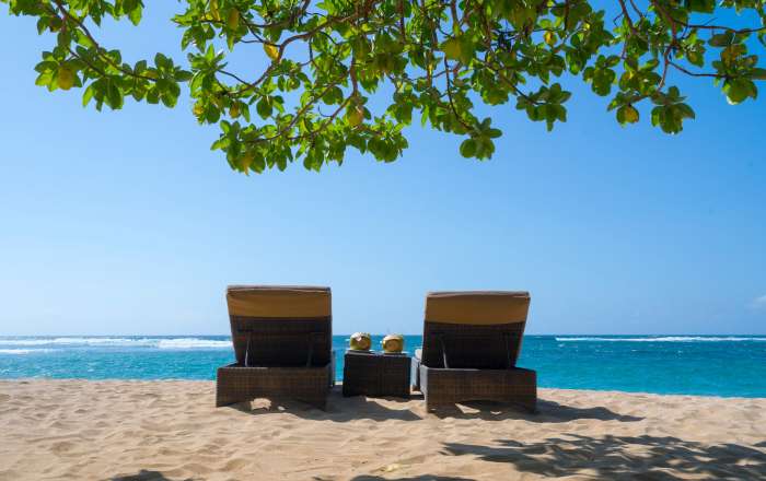 Relax on the White Sand Beach