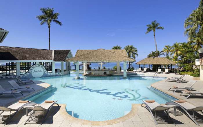 Grab a Drink from the Swim-up Bar