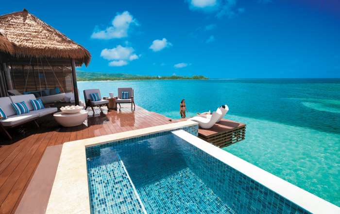 Over Water Bungalow Pool