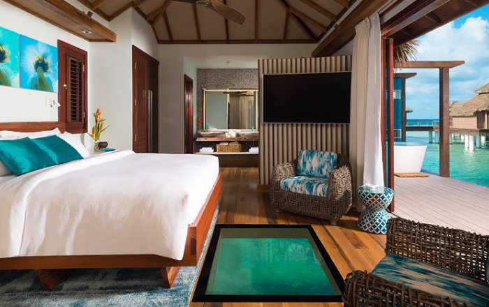 Over Water Private Island Butler Honeymoon Bungalow