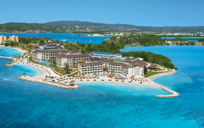 Aerial View of Secrets Wild Orchid Montego Bay