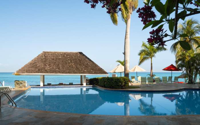 Grab a Drink from the Pool Bar