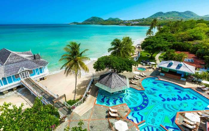 Crystal lagoon poolside luxury halcyon new arrivals